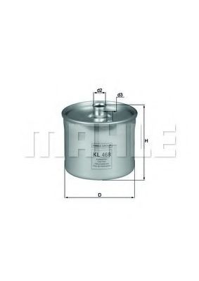 KL468 Mahle Original Filtr paliwa